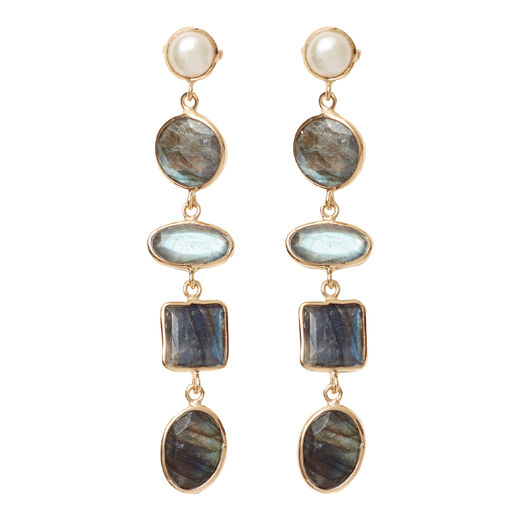 Labradorite drop earrings by Carousel Jewels